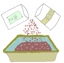 肥料を施す